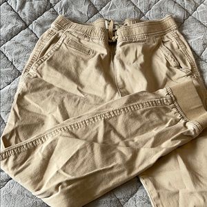 Abercrombie Kids khaki joggers